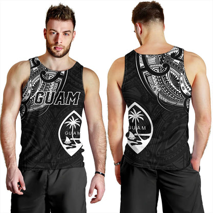 Guam Tank Top Micronesia Tribal Coat Of Arms