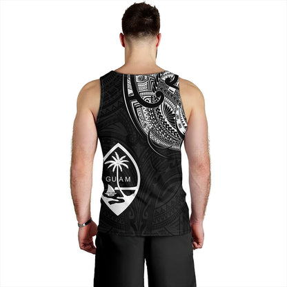 Guam Tank Top Micronesia Tribal Coat Of Arms