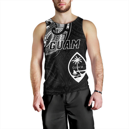 Guam Tank Top Micronesia Tribal Coat Of Arms