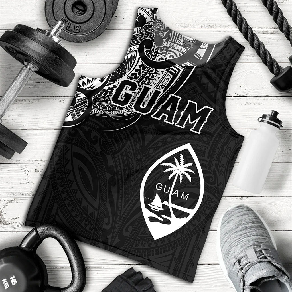 Guam Tank Top Micronesia Tribal Coat Of Arms