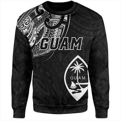Guam Sweatshirt Micronesia Tribal Coat Of Arms