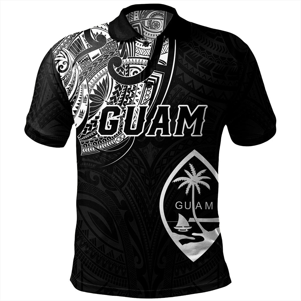 Guam Polo Shirt Micronesia Tribal Coat Of Arms