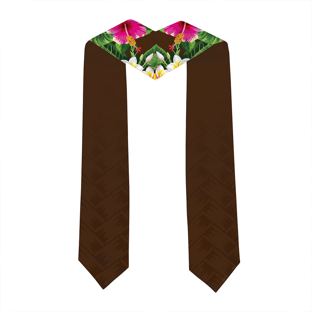 Hawaii Graduation Stole Custom Mililani High School Class 2026 Tropical Hibiscus Island Style