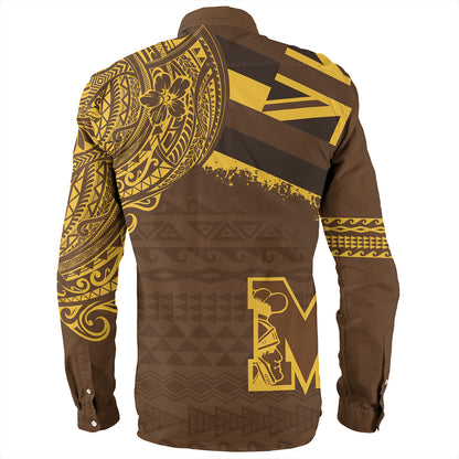 Hawaii Long Sleeve Shirt Mililani High School With Crest Style
