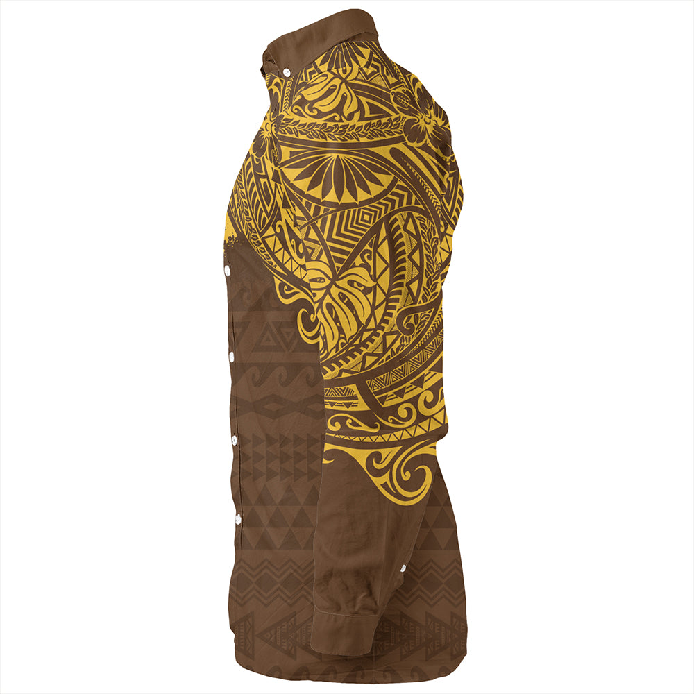 Hawaii Long Sleeve Shirt Mililani High School With Crest Style