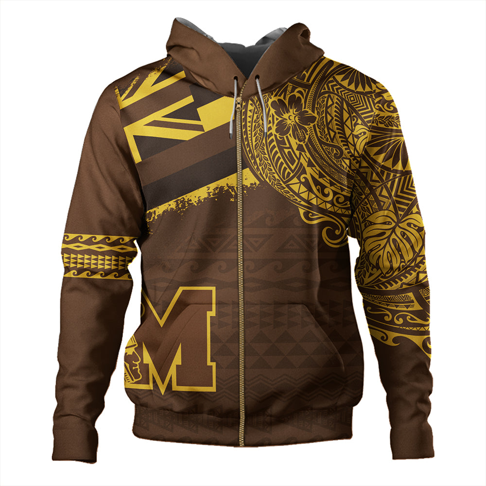 Hawaii Hoodie Mililani High School With Crest Style