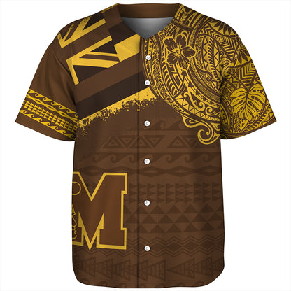 Hawaii Baseball Shirt Mililani High School With Crest Style