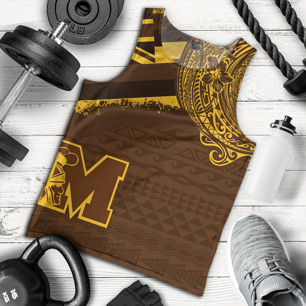 Hawaii Tank Top Mililani High School With Crest Style