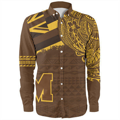 Hawaii Long Sleeve Shirt Mililani High School With Crest Style