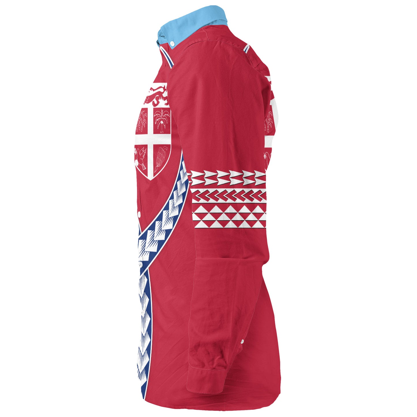 Fiji Long Sleeve Shirt Tribal Polynesian In My Heart