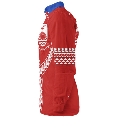 Kiribati Long Sleeve Shirt Tribal Polynesian In My Heart