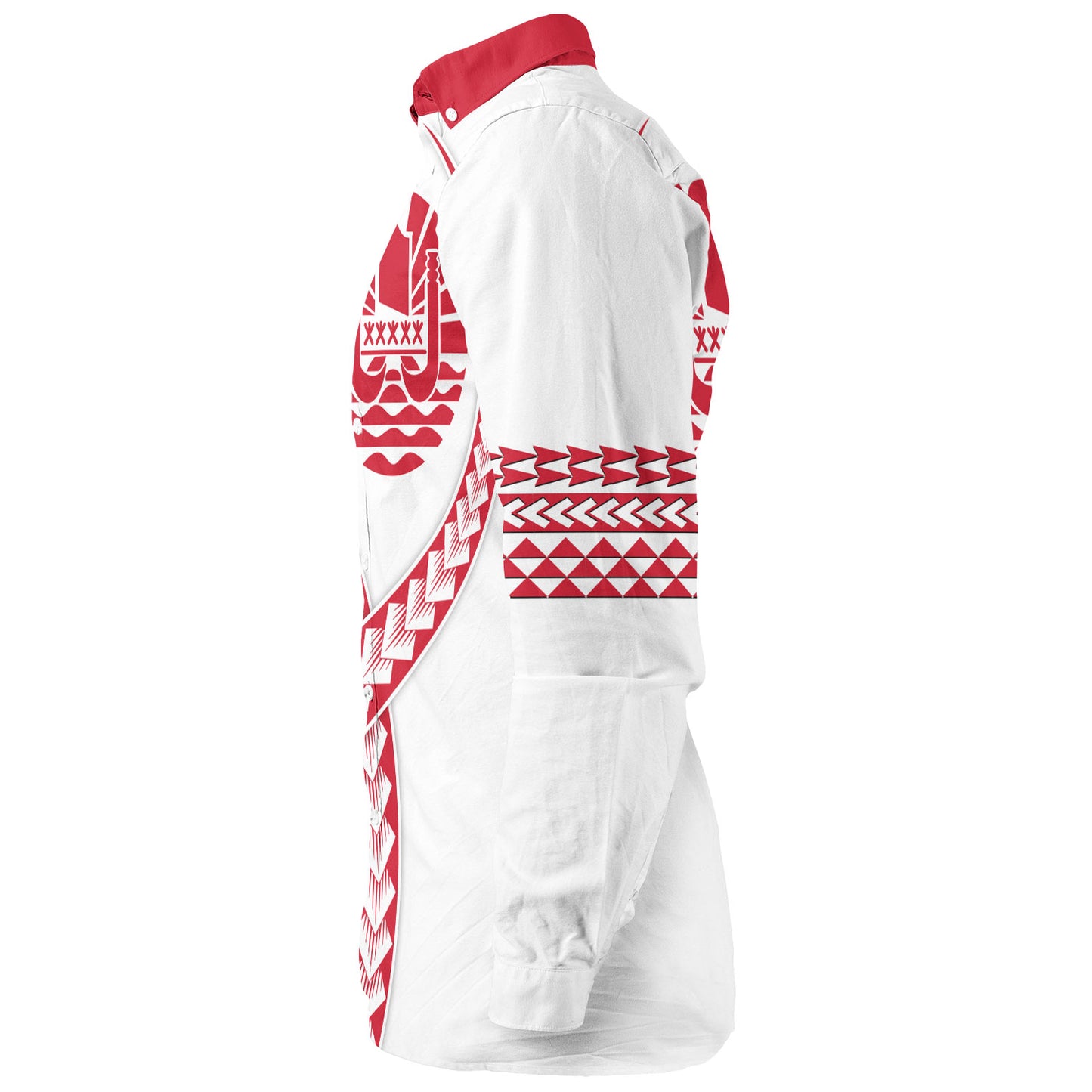 Tahiti Long Sleeve Shirt Tribal Polynesian In My Heart