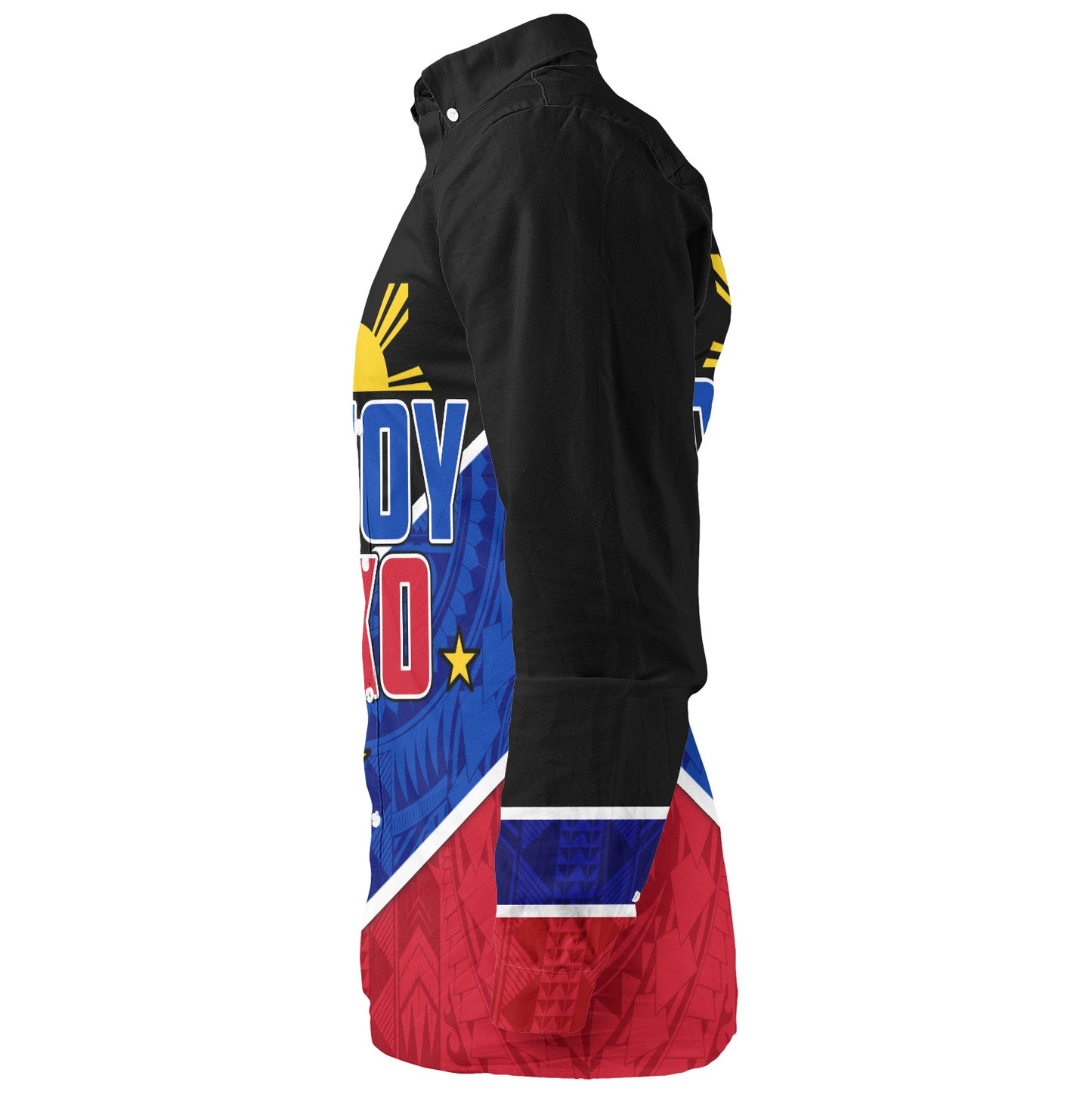 Philippines Filipinos Long Sleeve Shirt Pinoy Ako Style