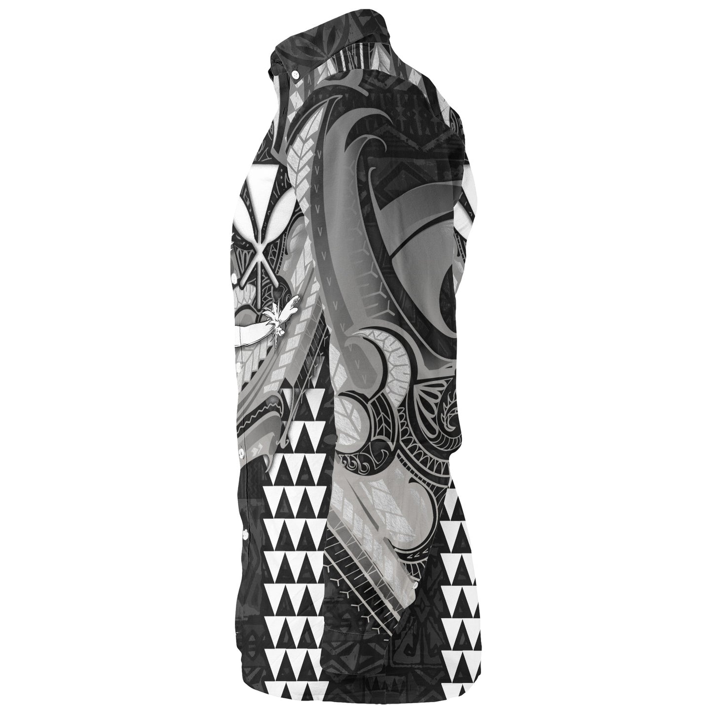 Hawaii Long Sleeve Shirt Kanaka Maoli Hula Girls Polynesian Traditional Tattoo