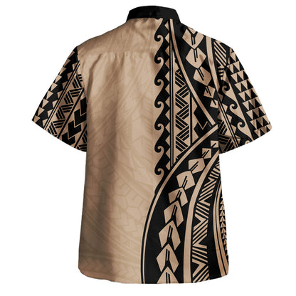 Hawaii Hawaiian Shirt Tribal Polynesian Tattoo Pattern Graphic Style