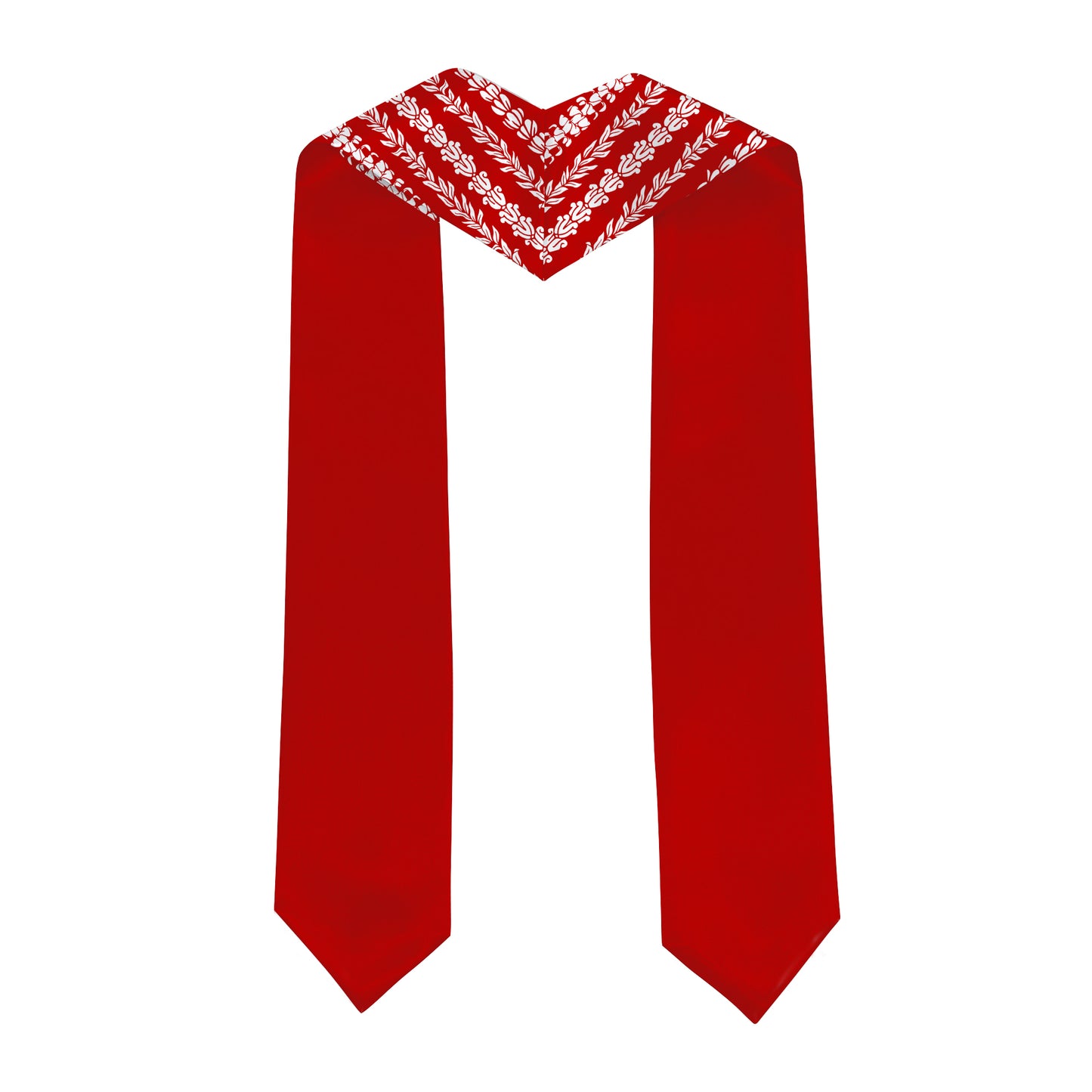 Hawaii Graduation Stole Custom Seamless Pattern Lei Floral