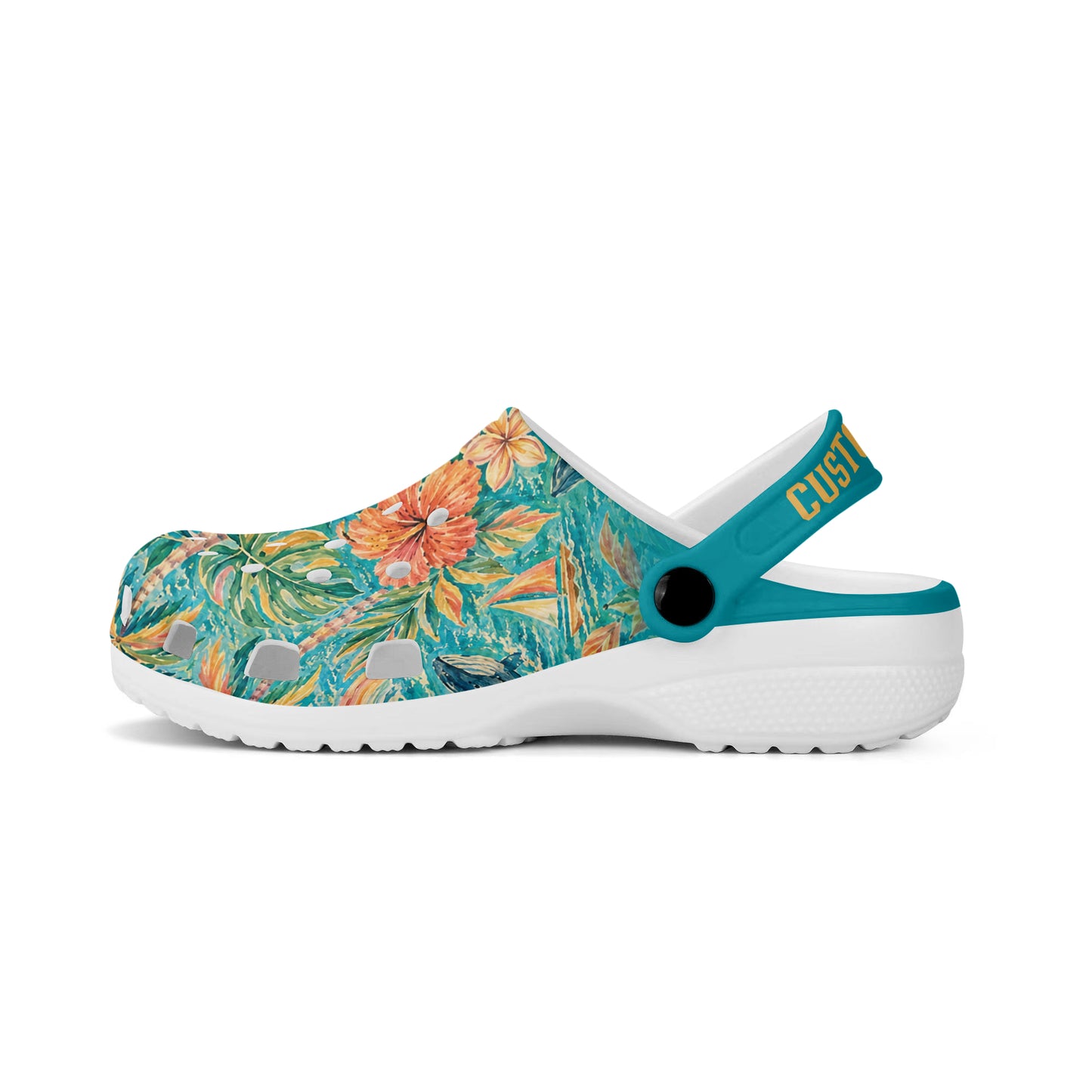 Hawaii Clogs Shoes Custom Text Hawaii Land Of Aloha
