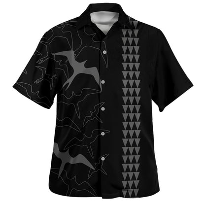 Hawaii Hawaiian Shirt Iwa Bird Flight Style