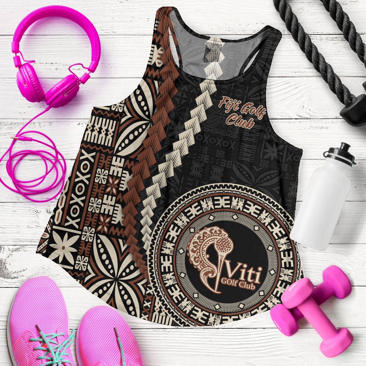 Fiji Women Tank Kesakesa Masi Fiji Gold Club