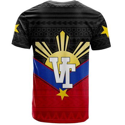 Philippines T-Shirt Custom VT Sun Star Sport Style Polynesian