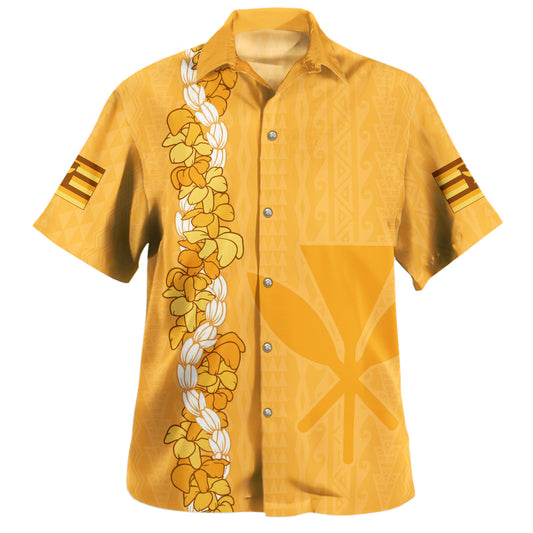 Hawaii Hawaiian Shirt Flower Lei Kanaka Maoli Polynesia Island Style