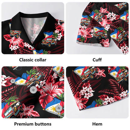Philippines Filipinos Hawaiian Shirt Jeepney Summer Tropical