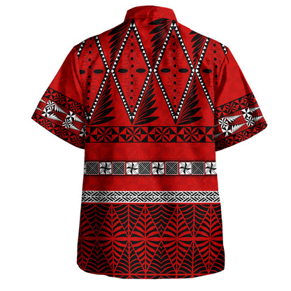 Tonga Combo Puletasi And Shirt Ngatu Beautiful Pattern