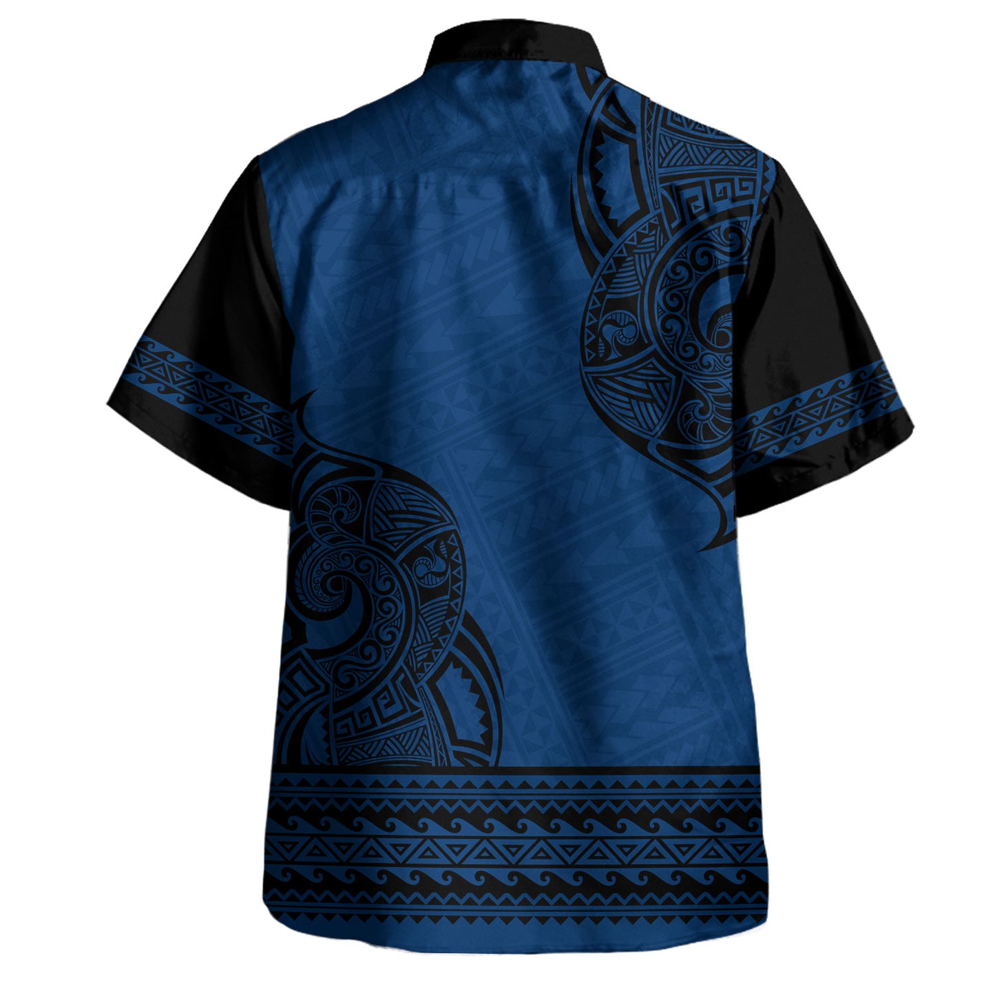 Polynesian Hawaiian Shirt Tribal Tattoo Inspired Island Print