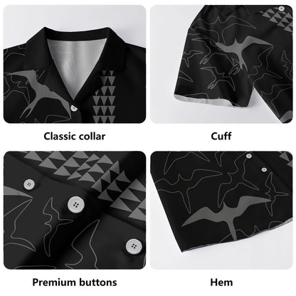 Hawaii Hawaiian Shirt Iwa Bird Flight Style