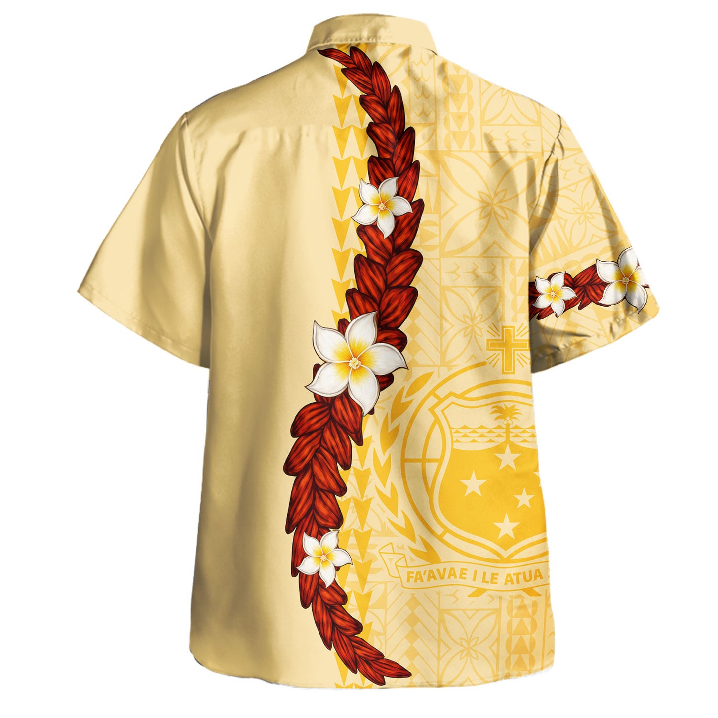 Samoa Hawaiian Shirt Ufalafa Tapa Siapo Pattern Island Style