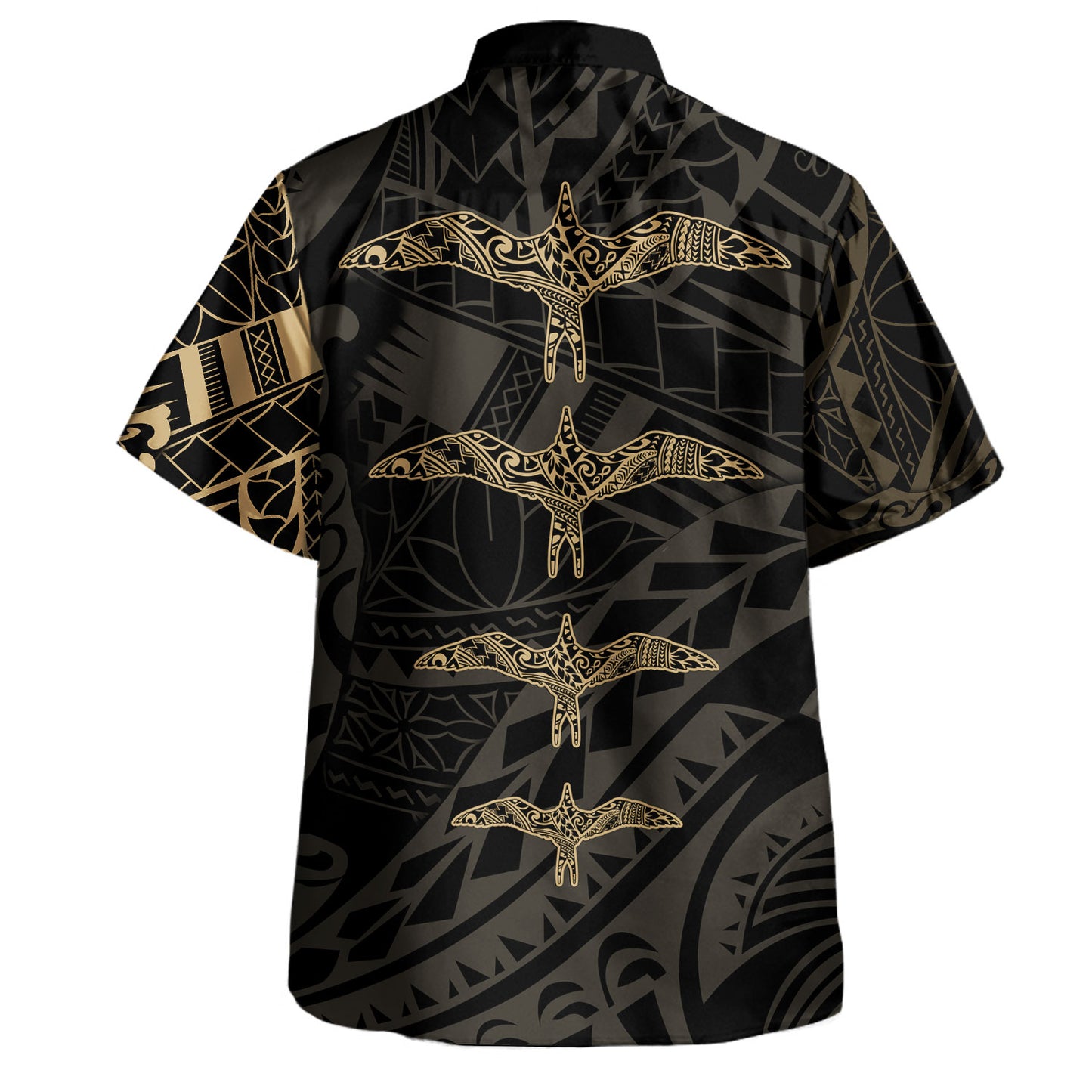 Hawaii Hawaiian Shirt Tribal Polynesia Iwa Bird With Kanaka Maoli