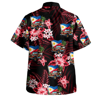 Philippines Filipinos Hawaiian Shirt Jeepney Summer Tropical