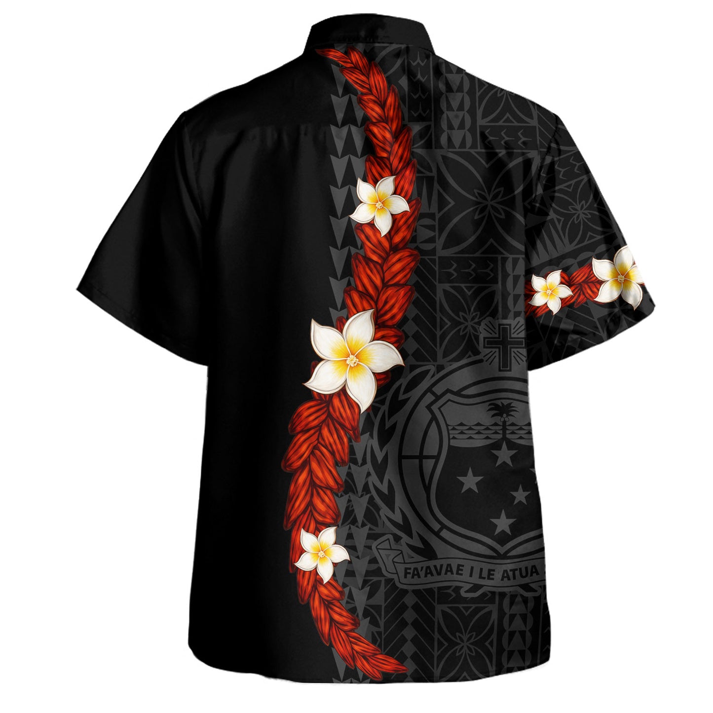 Samoa Hawaiian Shirt Ufalafa Tapa Siapo Pattern Island Style