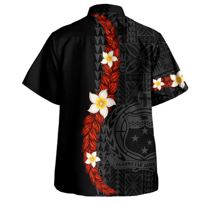 Samoa Hawaiian Shirt Ufalafa Tapa Siapo Pattern Island Style