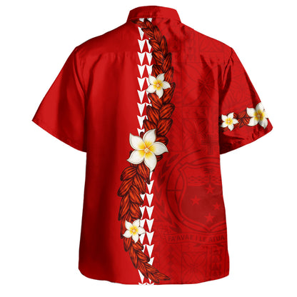 Samoa Hawaiian Shirt Ufalafa Tapa Siapo Pattern Island Style