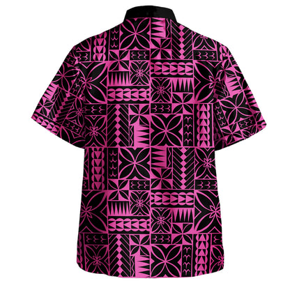 Samoa Hawaiian Shirt Siapo Design Tribal Pattern