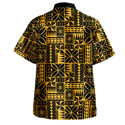 Samoa Hawaiian Shirt Siapo Design Tribal Pattern