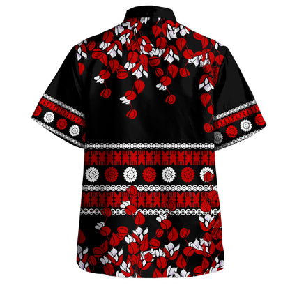 Fiji Combo Dress And Shirt Masi Bula Tagimoucia Flower
