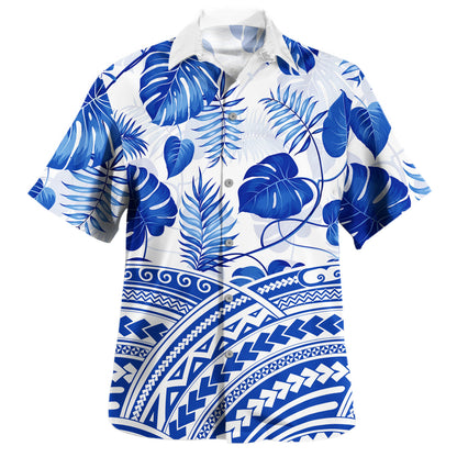 Hawaii Hawaiian Shirt Polynesia Pattern Tropical Leaves