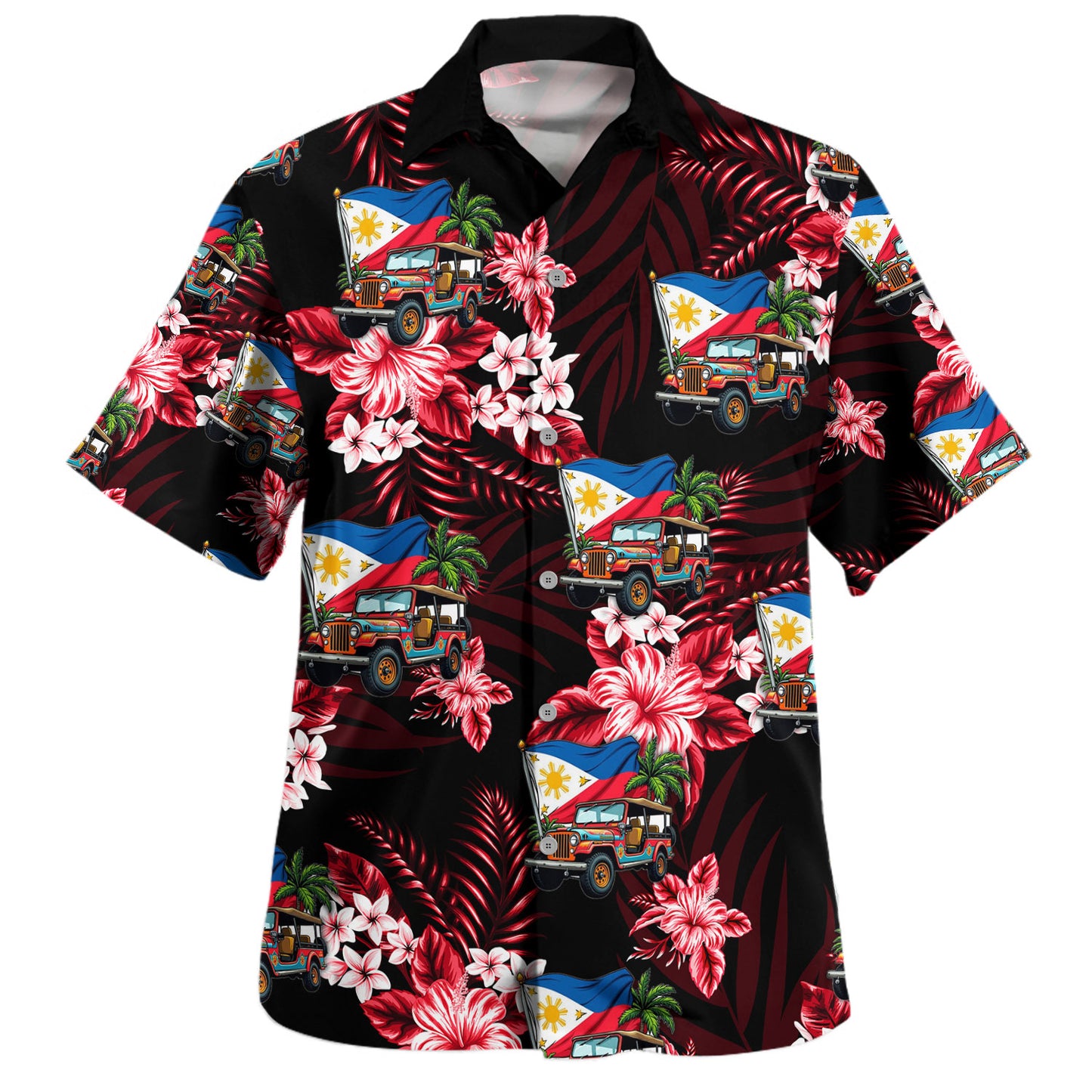 Philippines Filipinos Hawaiian Shirt Jeepney Summer Tropical