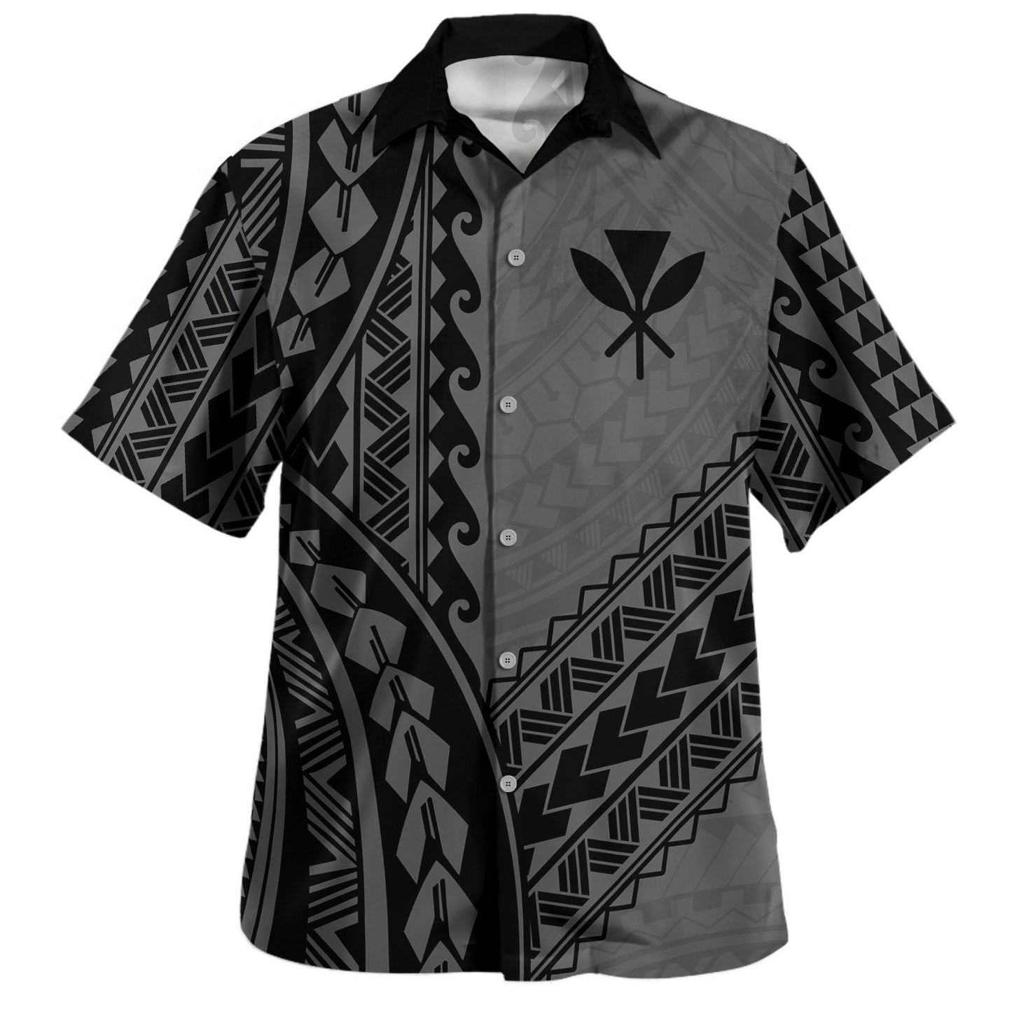 Hawaii Hawaiian Shirt Tribal Polynesian Tattoo Pattern Graphic Style