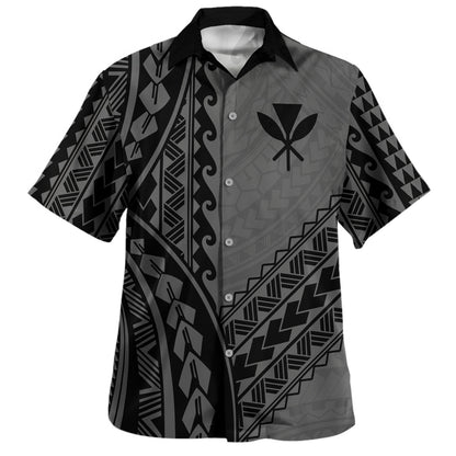 Hawaii Hawaiian Shirt Tribal Polynesian Tattoo Pattern Graphic Style
