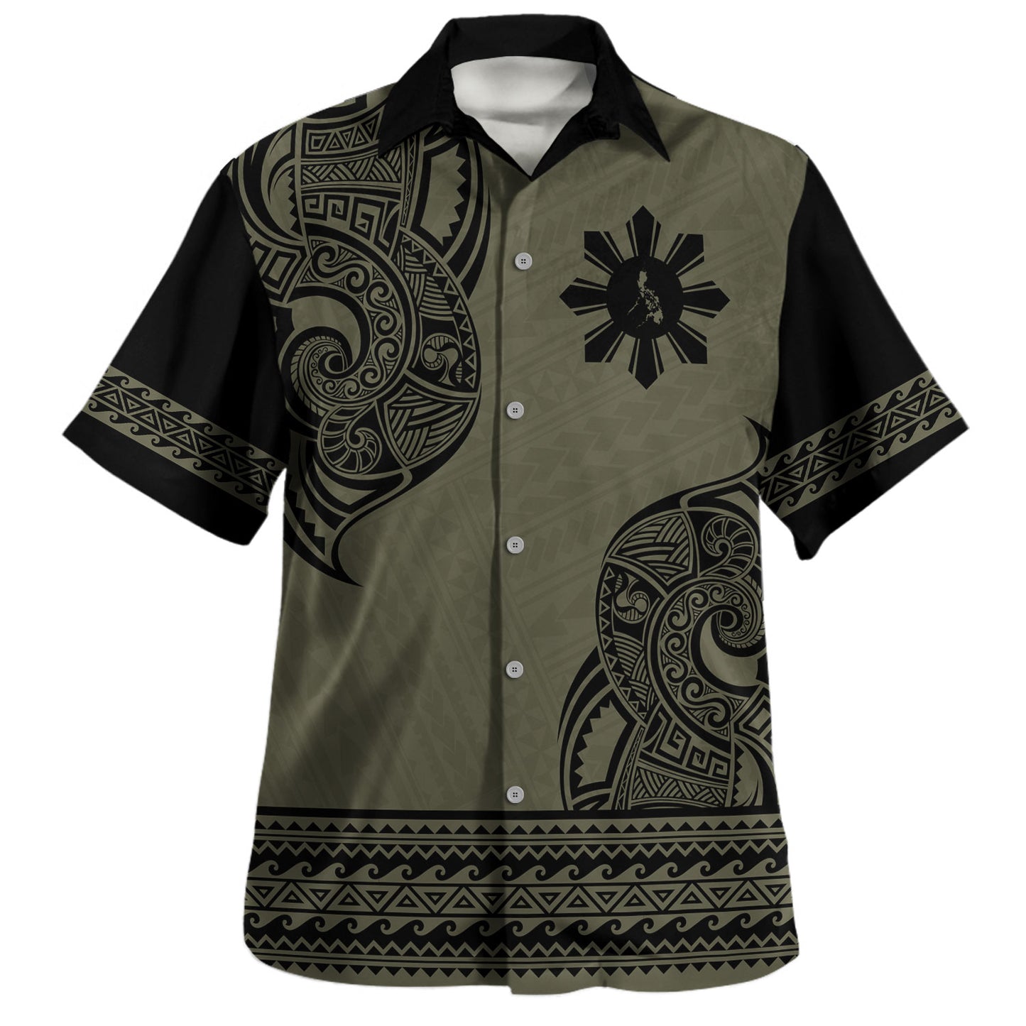 Philippines Filipinos Hawaiian Shirt Tribal Tattoo Inspired Island Print