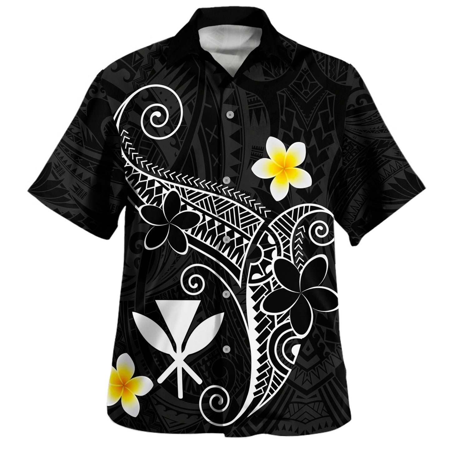 Hawaii Hawaiian Shirt Polynesia Kanaka Floral Tribal