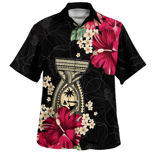 Guam Hawaiian Shirt Tropical Dawring Chamorro