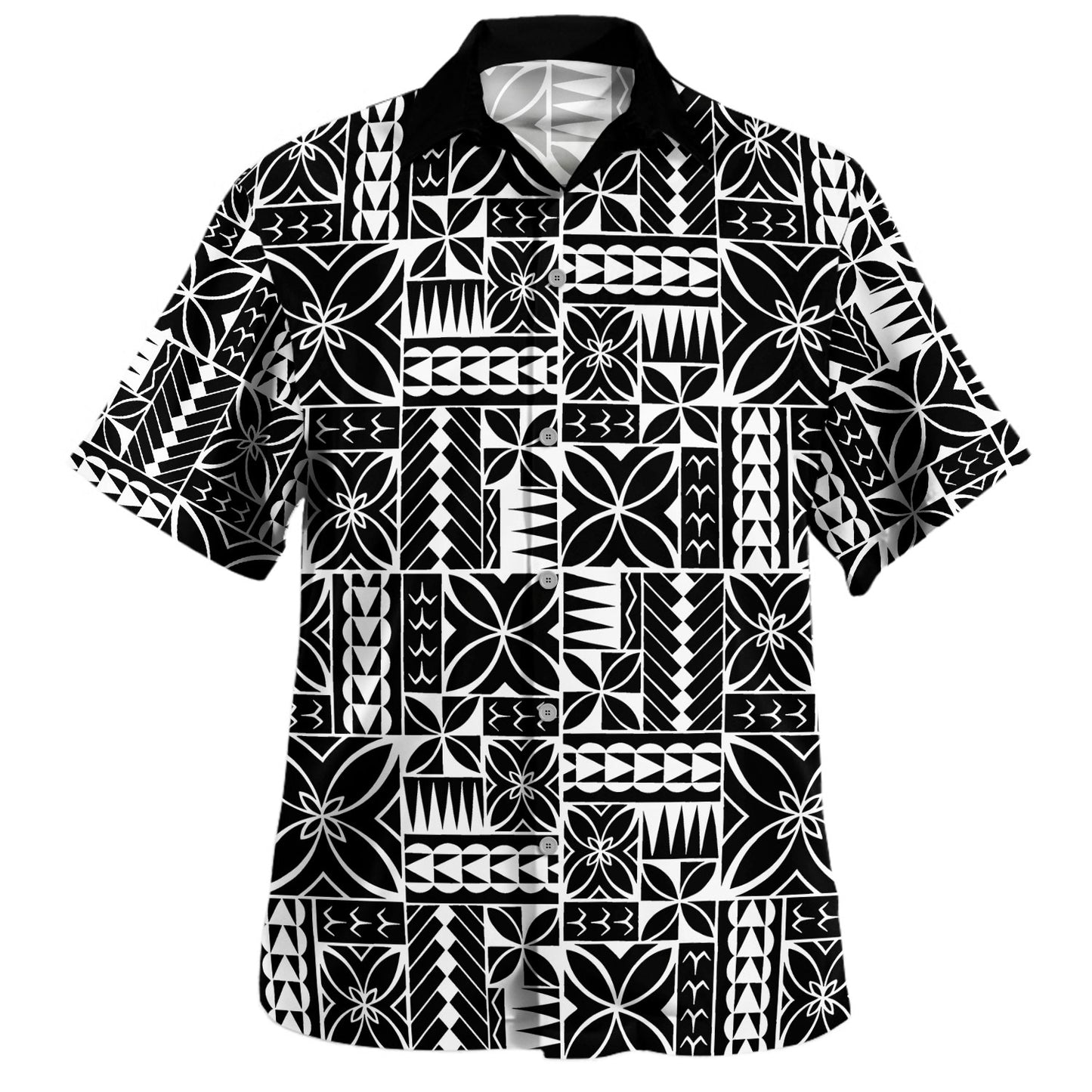 Samoa Hawaiian Shirt Siapo Design Tribal Pattern