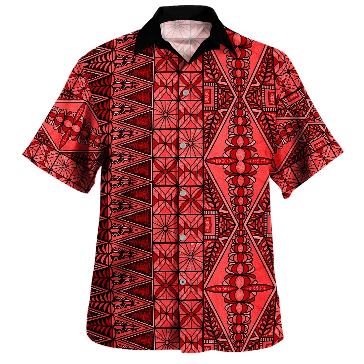 Tonga Combo Puletasi And Shirt Ngatu Fabric