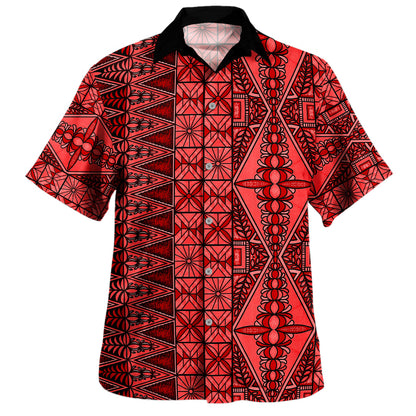 Tonga Combo Puletasi And Shirt Ngatu Fabric