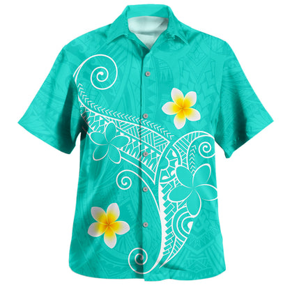 Hawaii Hawaiian Shirt Polynesia Floral Tribal Style Color