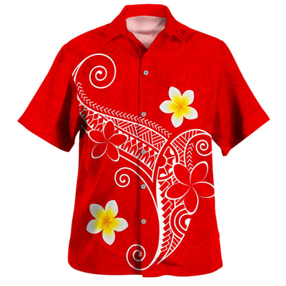 Hawaii Hawaiian Shirt Polynesia Floral Tribal Style Color